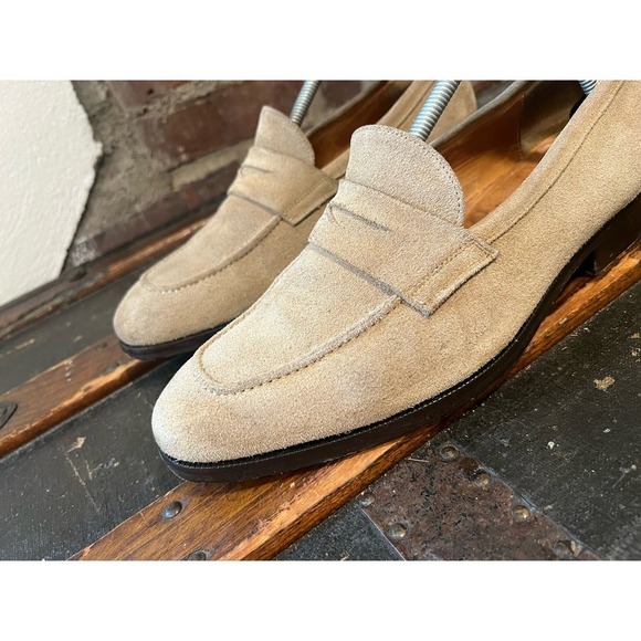 Mens REISS COOPER SUEDE LOAFER 9 Beige - Picture 5 of 7